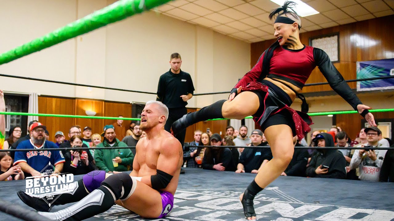 [Free Match] Janai Kai v. TJ Crawford | Beyond Wrestling (Intergender Mixed MLW GLEAT TJPW Deadlock)