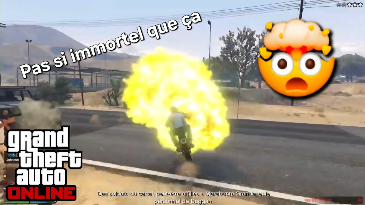 Il explose la personne qu'on est sensé protéger 🤯 GTAV ONLINE 