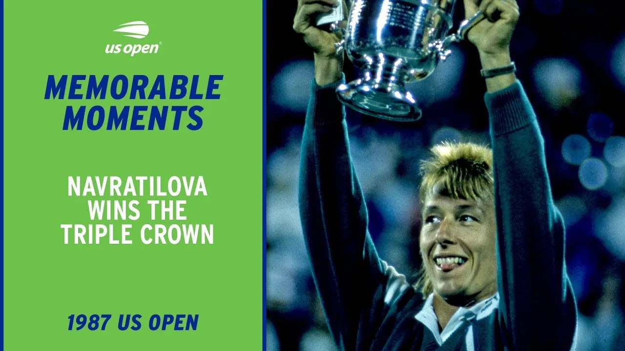 Martina Navratilova Wins Singles, Women's Doubles and Mixed Doubles Titles in Same Year!