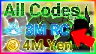 🎁ALL Ro Ghoul Codes *🌟40 CODES - 💎3M RC & 💰4M YEN* • 🎉2020 MARCH