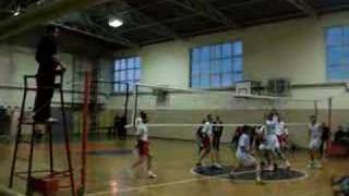 Volleyball Kosova - Lipjani  , gjuajtja nga tempi i pare
