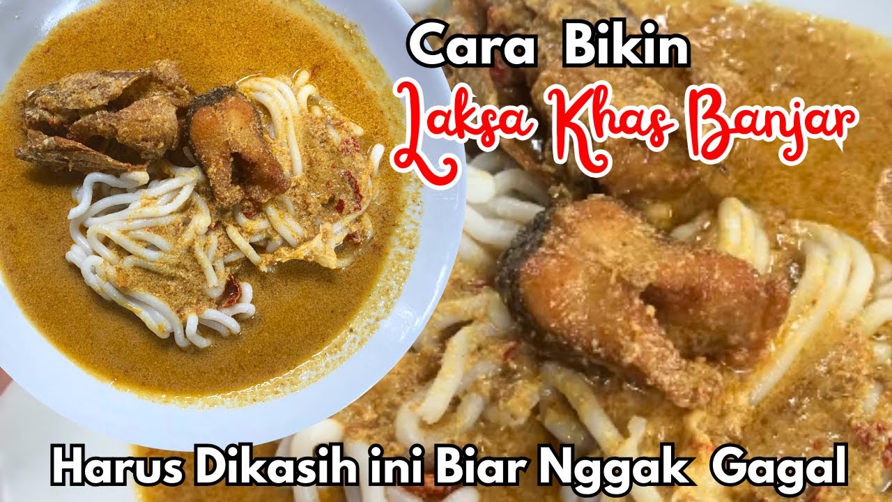 Bikin Laksa Banjar ANTI GAGAL + Iwak Haruan