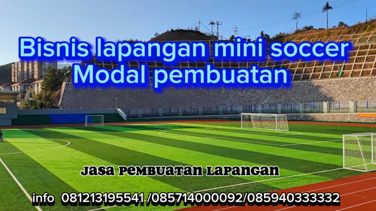 Harga buat lapangan mini soccer di sini tempat nya #rumputsintetis