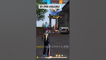 1v1 open challenge Coment your UID