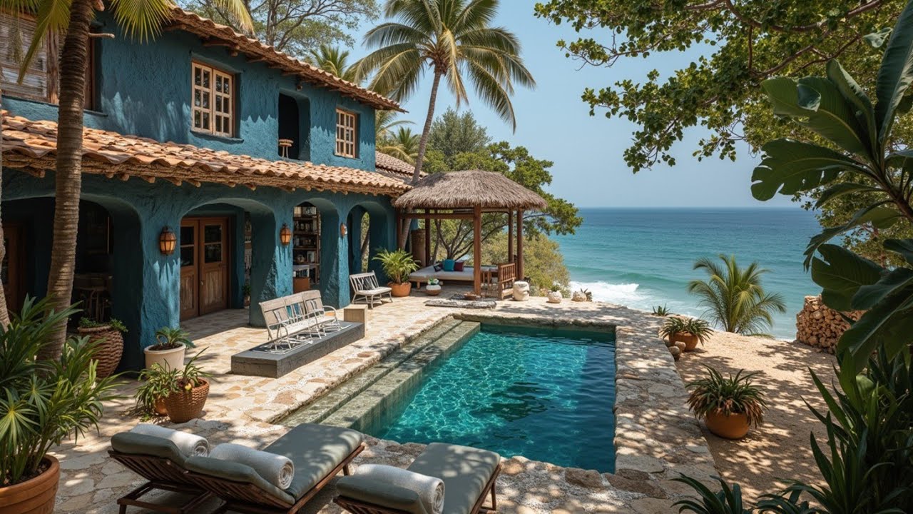 Нежные фортепианные мелодии для спокойной атмосферы виллы и глубокой концентрации и отдыха