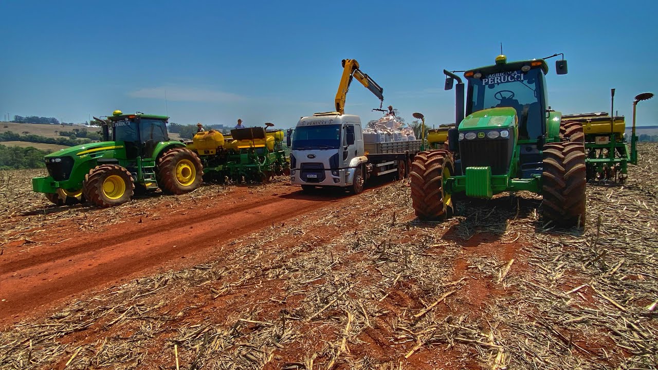 PLANTIO DE SOJA 21/22 // VOLTAMOS A PLANTAR + LIMITES (EXTERNO E INTERNO 🌱🇧🇷