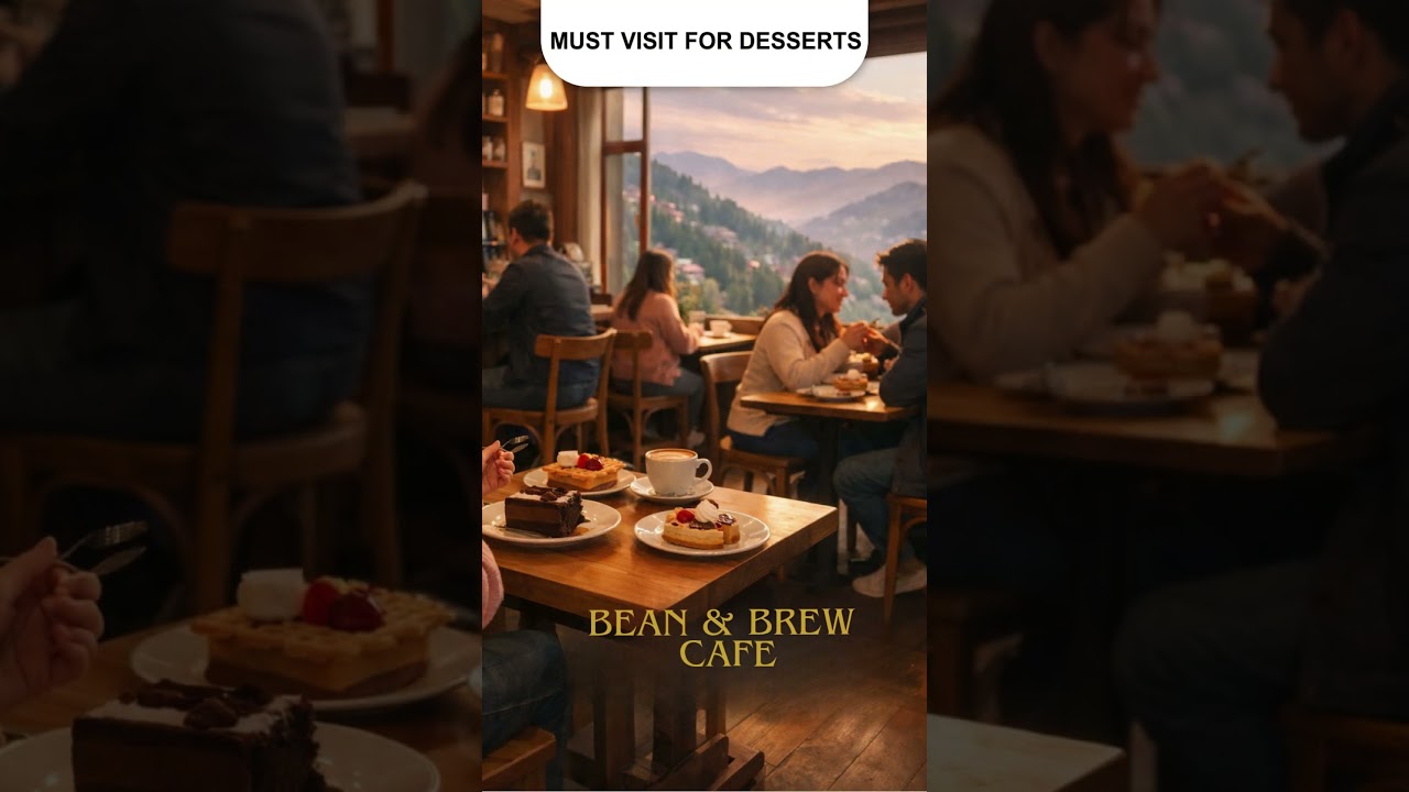 Explore Shimla’s cozy cafe! Inspired by Shimla Cafes – AI Generated 