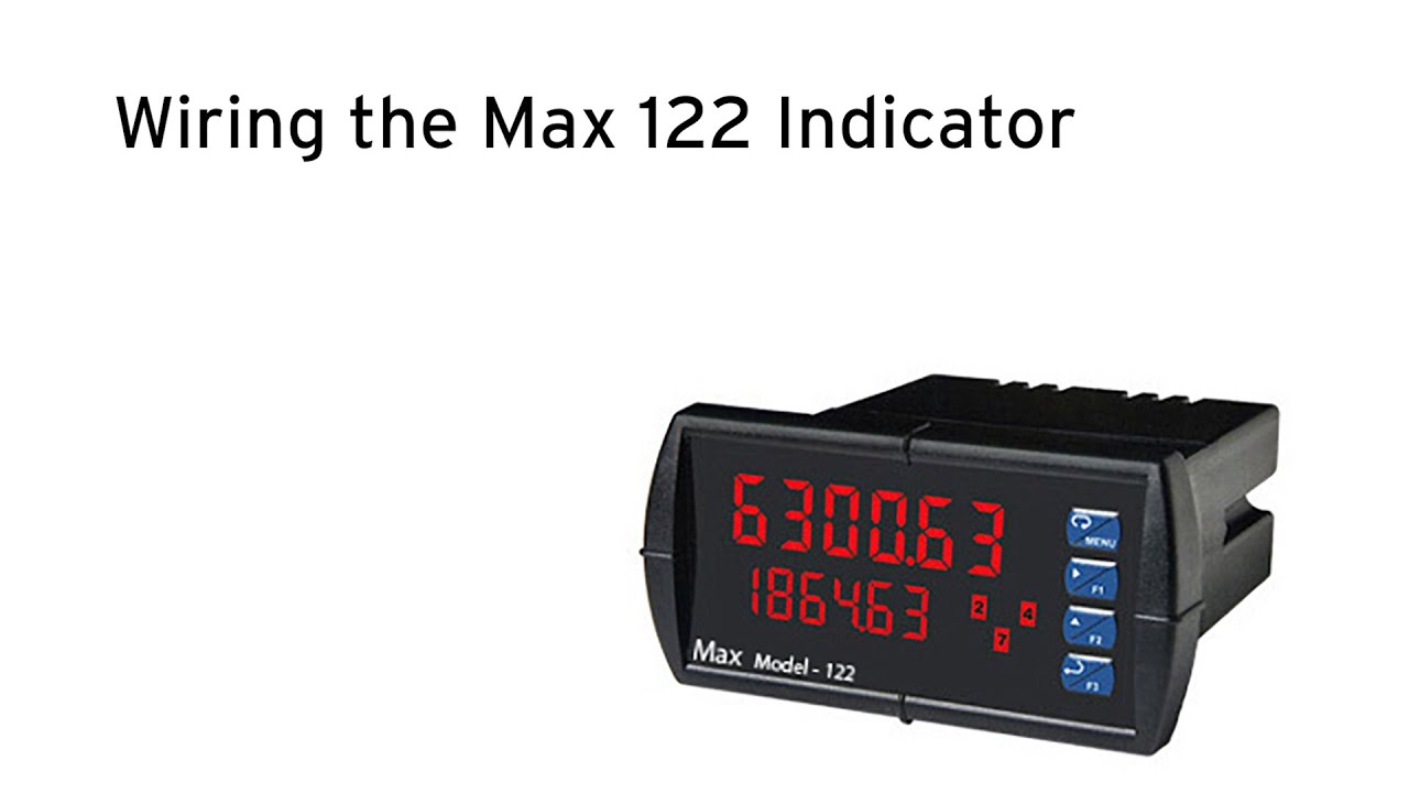Wiring the Max 122 Indicator Display