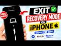 How to Exit Recovery Mode on iPhone 17 Pro Max