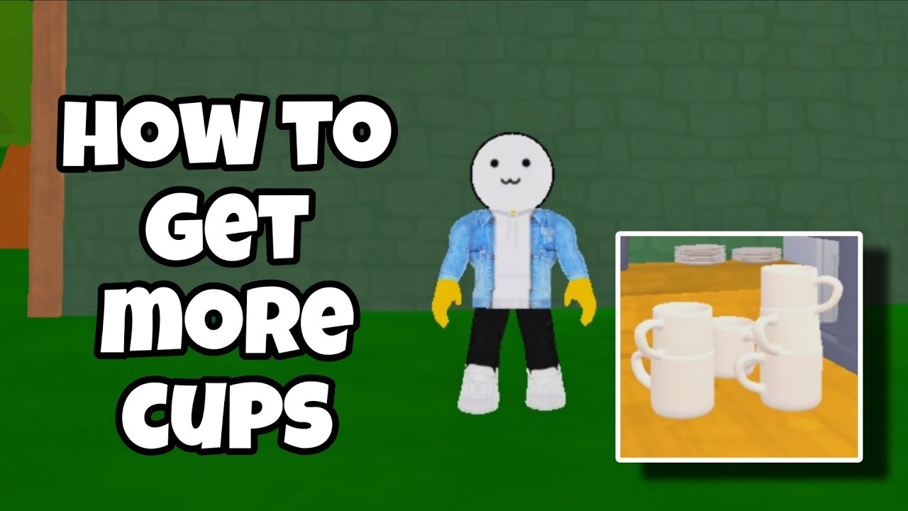 YouTube thumbnail for an Own a Cafe cups video