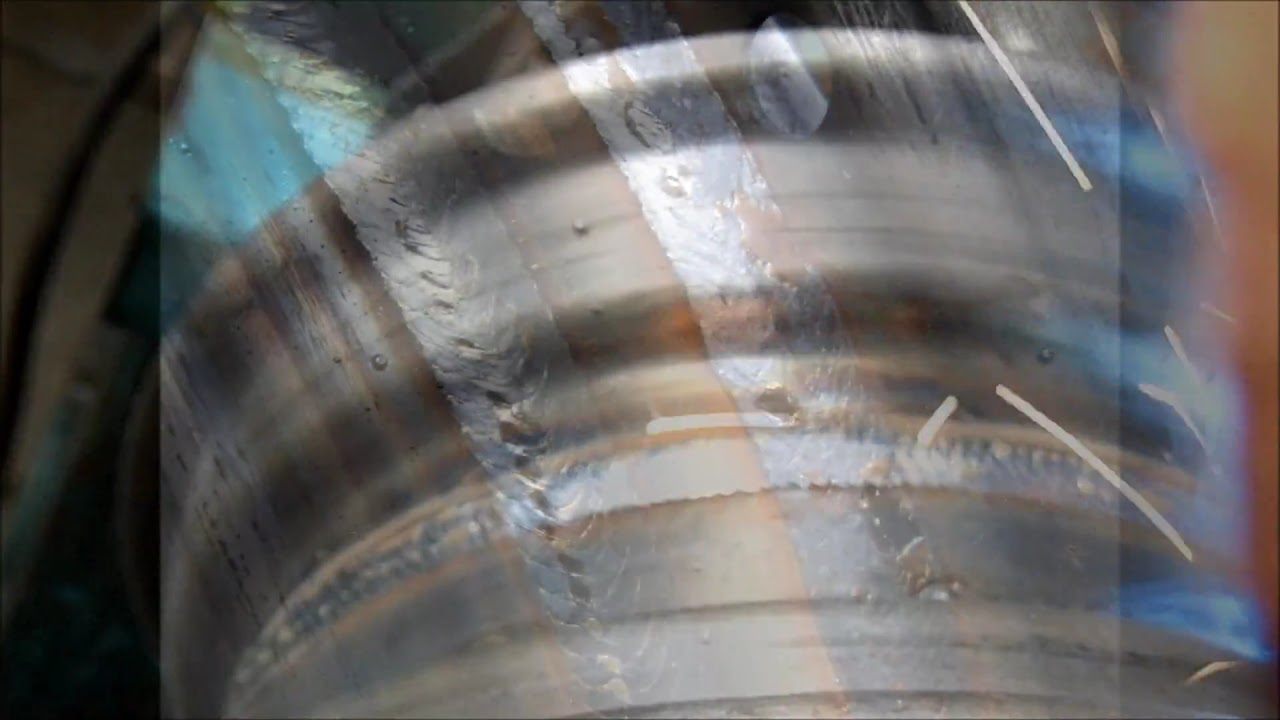 widening steel rims 加工ホイールの溶接 Steel wheel widening YouTube