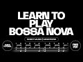 How to Play BOSSA NOVA Drum Groove | Sheet Music | 4 Variations