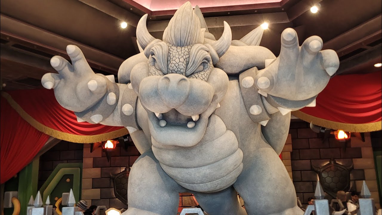 Walking through Mario Kart: Bowser’s Challenge queue line on a slow day Universal Studios Hollywood!