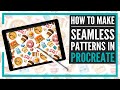 How To Make Seamless Patterns in Procreate! EASY!