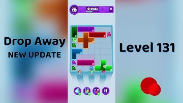 Drop Away Level 133 Walkthrough - NEW UPDATE | Step-by-Step Guide 🧠 | SolutionGuruji