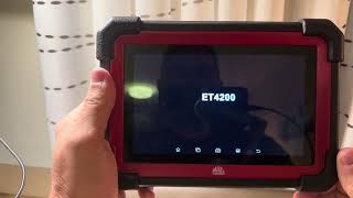 MAC Tools ET4200 auto and motorcycle/ motorsports scan tool. 