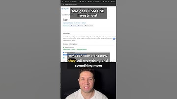 AI companies receiving VC investments: Axe