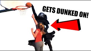 CRAZY 1V1 BASKETBALL GAME DRESSED AS KYLO REN!