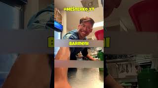 UČIO JE TRIK ZA BARMENA!#mesterko #recomended #viral #fyp