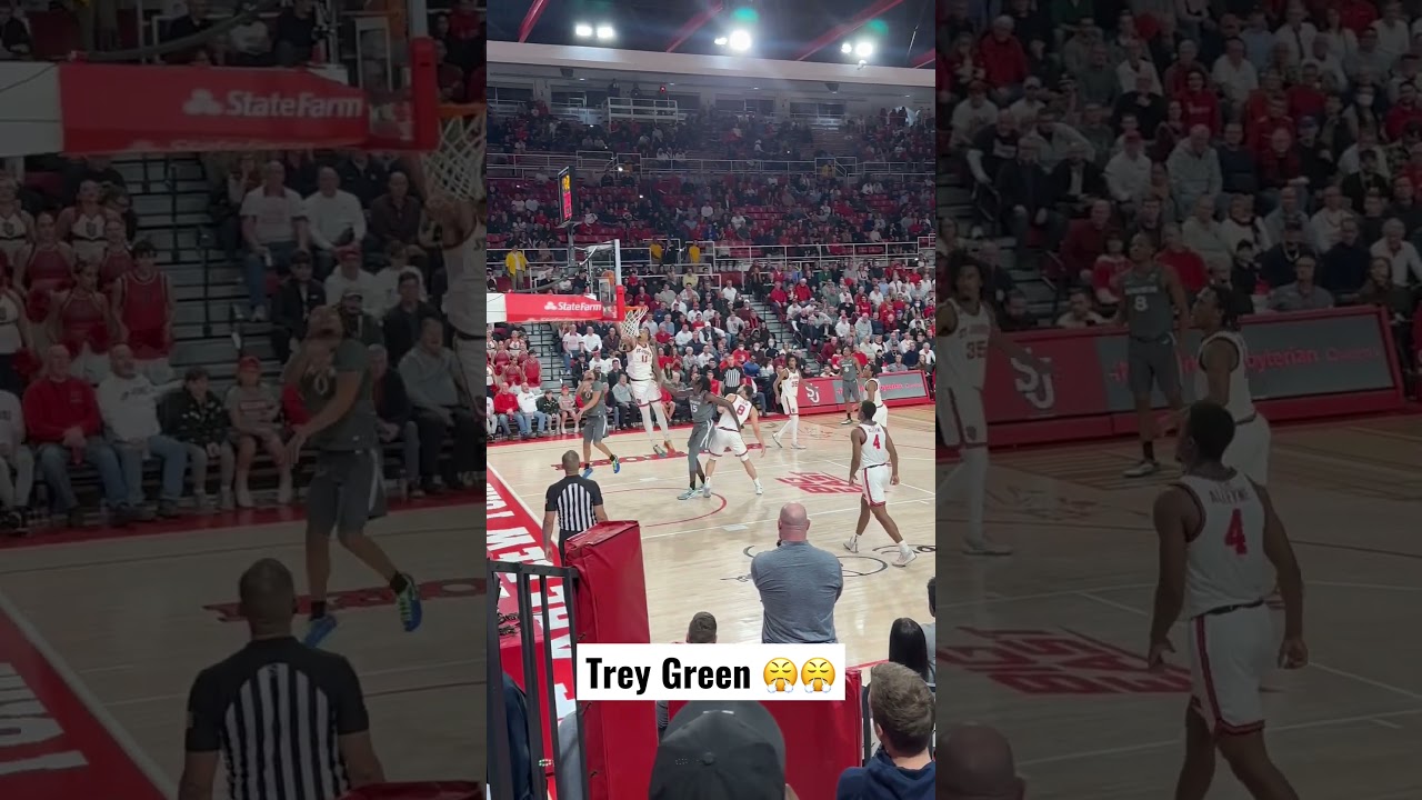 ESPN top 100 guard Trey Green has been a great freshman for Xavier! He went off vs St Johns in Nyc!