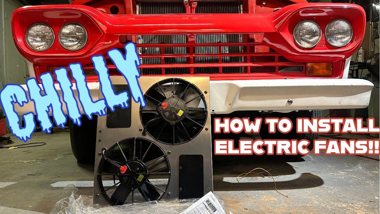 Will they WORK? How to Install ELECTRIC FANS! Cooling off the F100 for these hot summer days.
