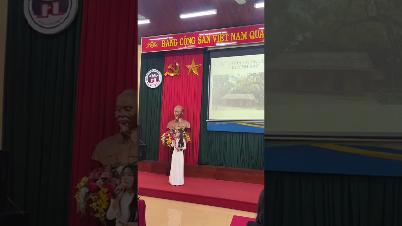 Bài thuyết trình Quê Bác của con gái❤️🎉