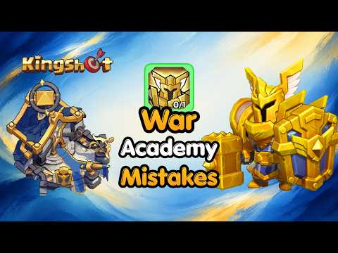 3 War Academy Mistakes F2P Players MUST Avoid in Kingshot!