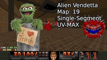 Alien Vendetta Map 19 "Alien Ressurection" UV MAX [DOOM II]
