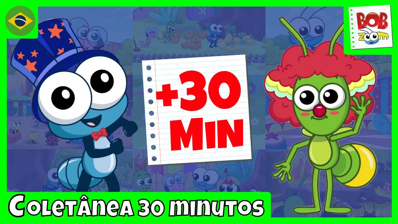 Coletânea +30 Minutos Bob Zoom Vídeo Infantil Musical Oficial