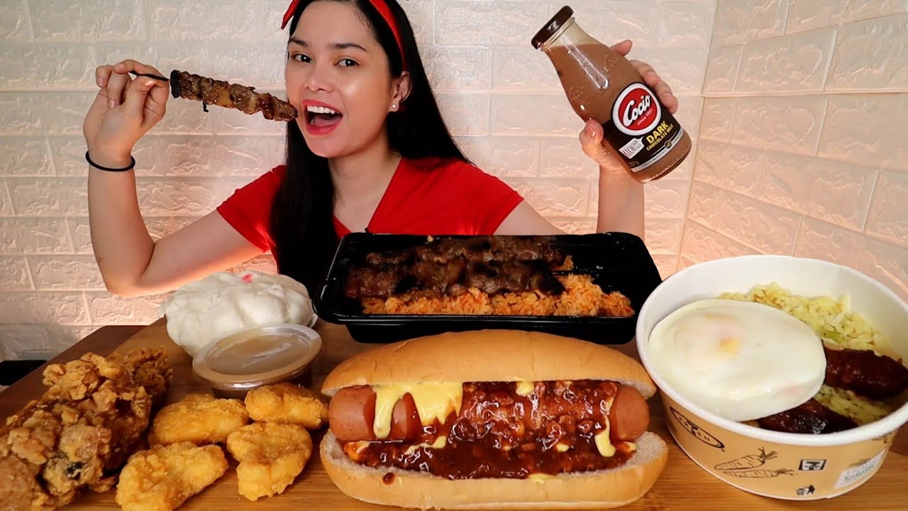 7 ELEVEN MUKBANG | siopao, hotdog bun, fried chicken etc.
