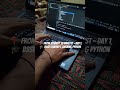 Day 1 — Just me, Python, and a decision to grow.#StudentToAnalyst #PythonBeginner  #Shorts