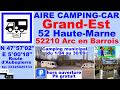 Ref:FS5_KkRUEvw 52 aire camping-car "arc-en-barrois" hello!camping-car