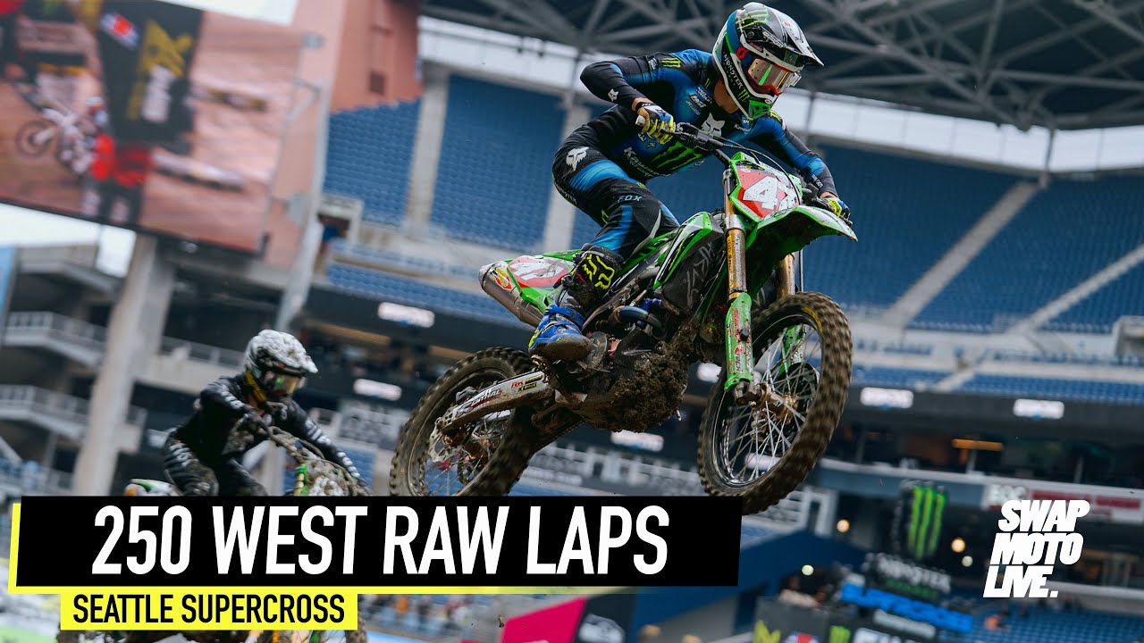 2024 Seattle Supercross | RAW Laps Of 250 West Timed Qualifying