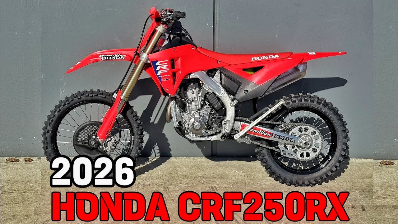 Обзор Honda CRF250RX 2026 года: Создан для непревзойденного превосходства на бездорожье.
