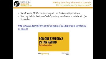 SymfonyCon Madrid 2014 - Carlos Granados - Make Symfony shine with Varnish