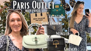 PARIS OUTLET VLOG🛍️ 75% off Gucci Saint Laurent Valentino Moncler La Vallée Village | Lesley Adina screenshot 2