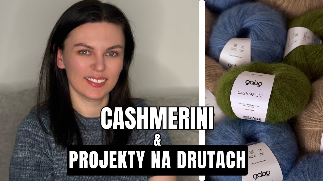 NOWOŚĆ! Cashmerini od GABO wool | Projekty na drutach & UFO-ki | Knitting vlog