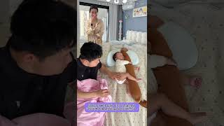 아빠가 아이 돌보는 모습 정말 재미있어요～/パパの子育てはとても面白いです～🤣
