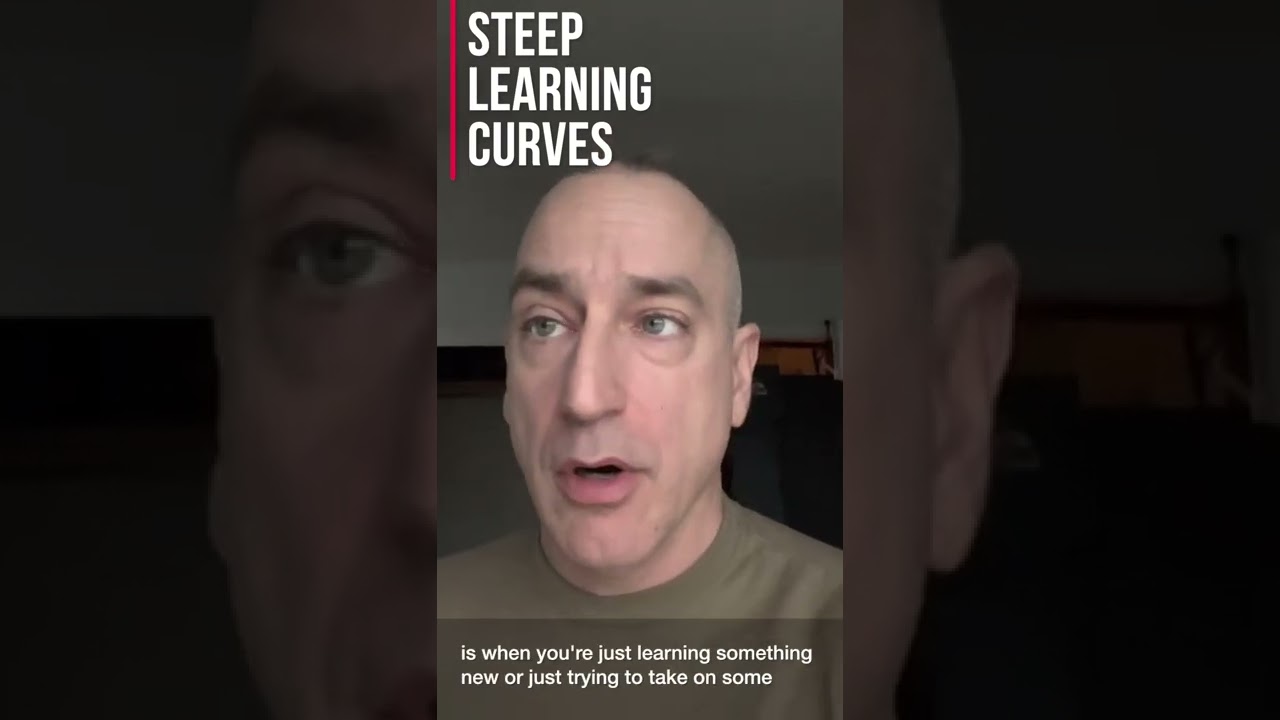 The advantages of the steep part of the learning curve