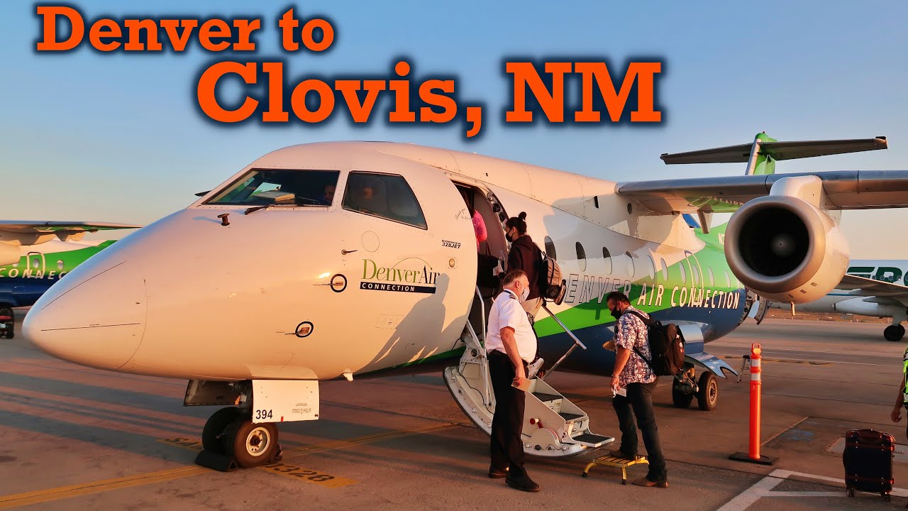 Full Flight Denver Air Connection D328Jet Denver to Clovis, NM (DEN