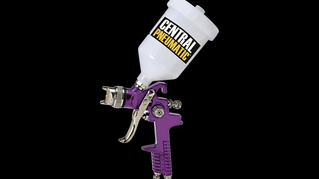 Prime and paint cabinets with a $14 HVLP spray gun!