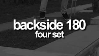 Backside 180 - Four Set: First-Person Skateboarding.