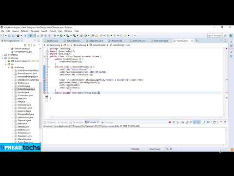 63.Java JColorChooser