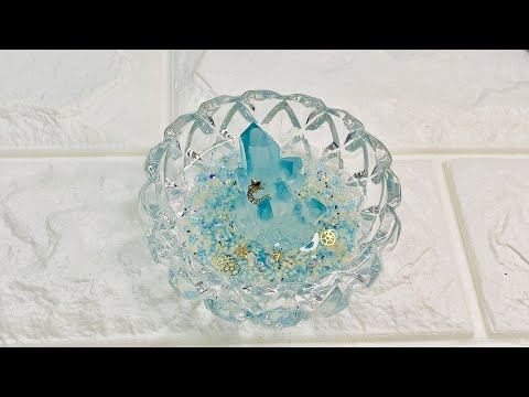 レジンResin】Ore accessory tray 鉱石のアクセサリートレイ - YouTube