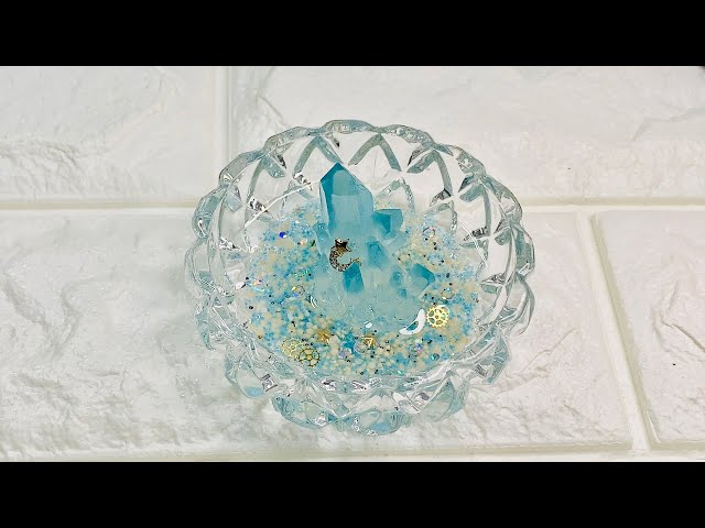 レジンResin】Ore accessory tray 鉱石のアクセサリートレイ - YouTube