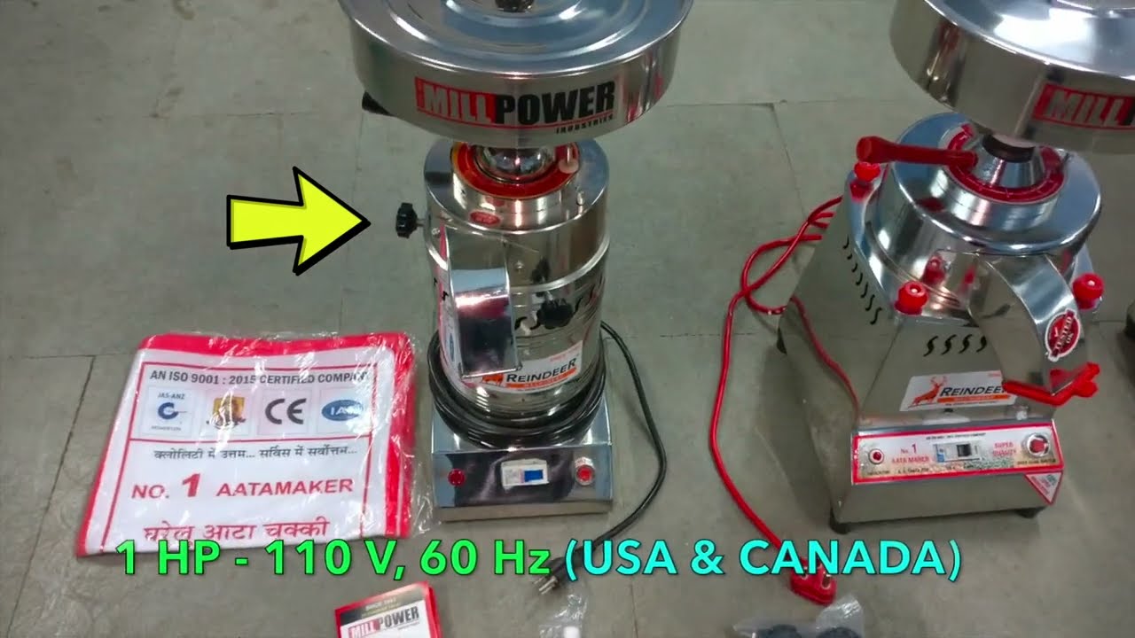 softel domestic stone flour mill