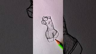 How to Draw Aesthetic Anime Poses (3/4 Angle) ✨ #foryou #drawing #art #shorts #drawingtutorial #fyp