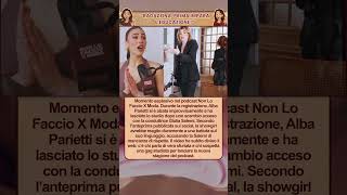 Alba Parietti lascia il podcast di Giulia Salemi: sfuriata o gag?