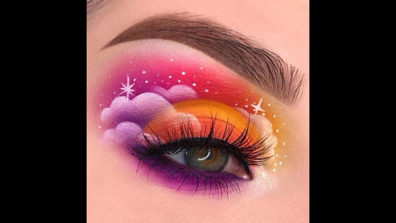 Cloudy Eye Makeup Ideas || 