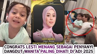 CONGRATS LESTI MENANG DI KATEGORI PENYANYI DANGDUT WANITA PALING DIHATI SALFOK SAMA ABANG L
